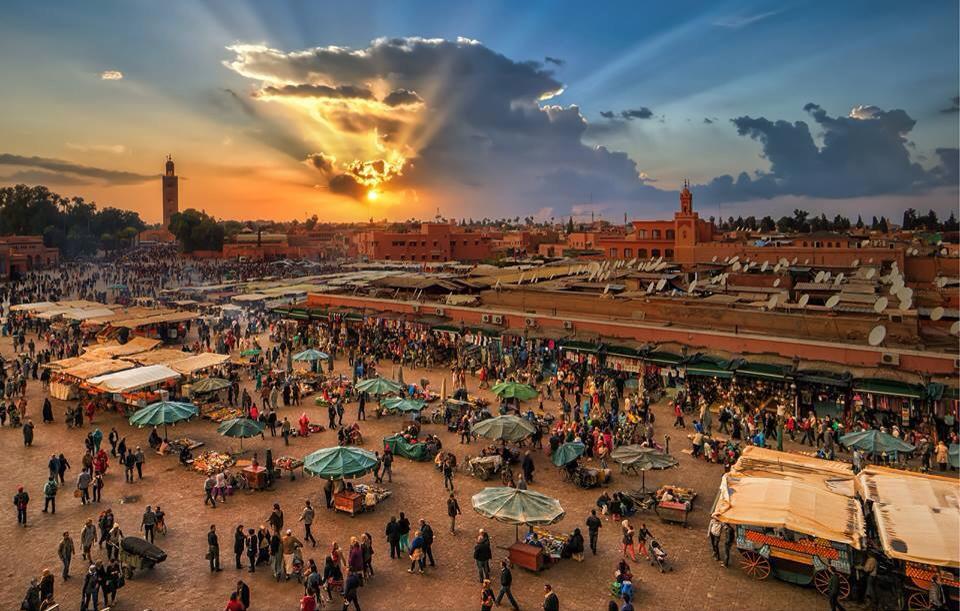  مراكش مدينة في وسط المغرب